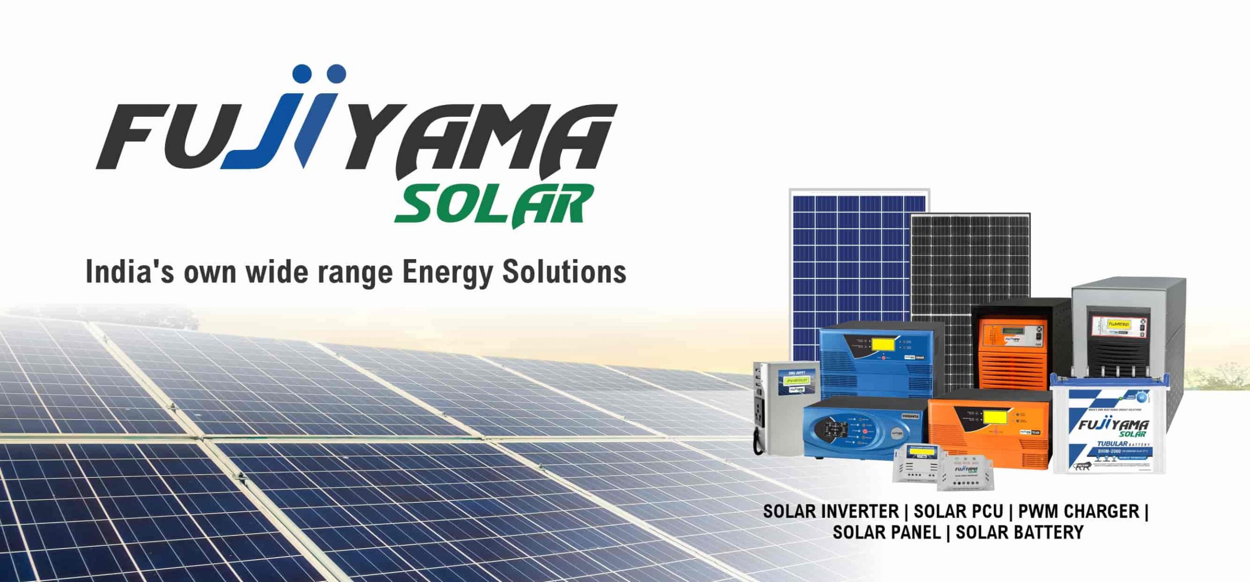 Fujiyama Solar | India's own wide range Energy Solutions