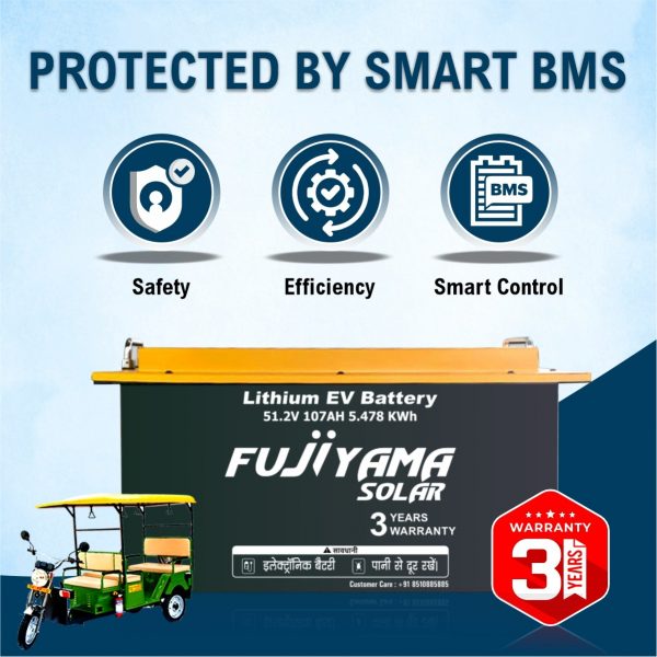 Smart BMS for Liithium EV Battery 107Ah